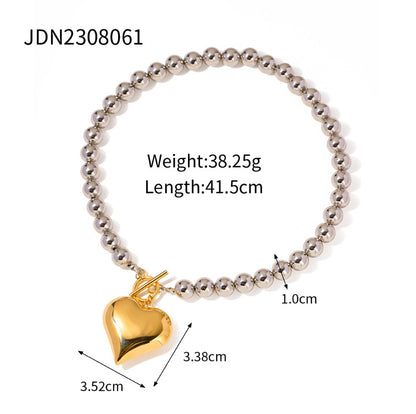 Titanium Steel Sweater Chain Necklace Light Luxury Niche Jewelry Women's High-end Stainless Steel Autumn and Winter Accessories