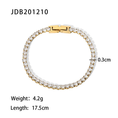 Stainless Steel Bracelet for Women, Non-Fading Jewelry, Light Luxury High-End Feel, Titanium Steel Hand Accessories