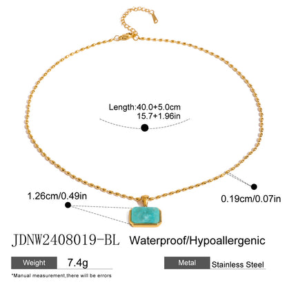 Heart Titanium Steel Necklace Accessories for Women Summer Light Luxury Niche Choker Stainless Steel Jewelry