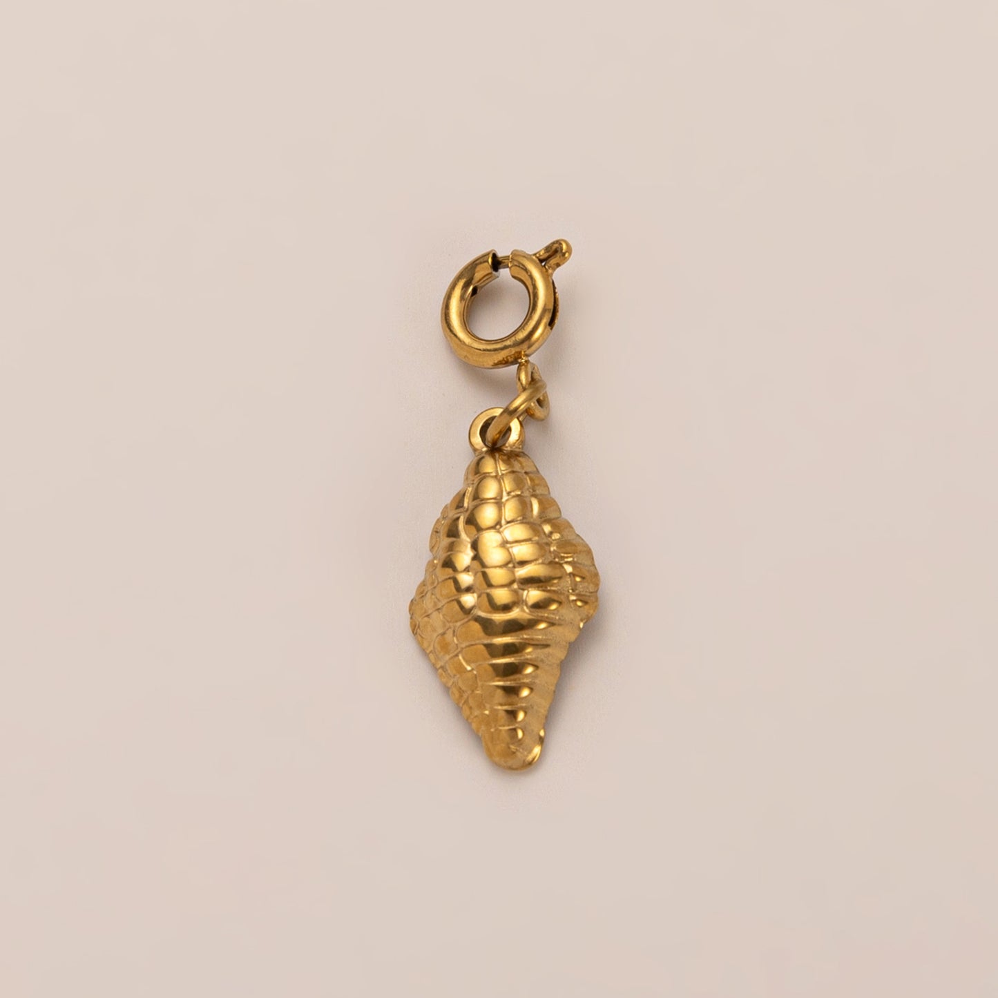 DIY Stainless Steel Starfish Flat Conch Pendant DIY Accessories Furnace Vacuum Electroplating 18K Gold Color Retention