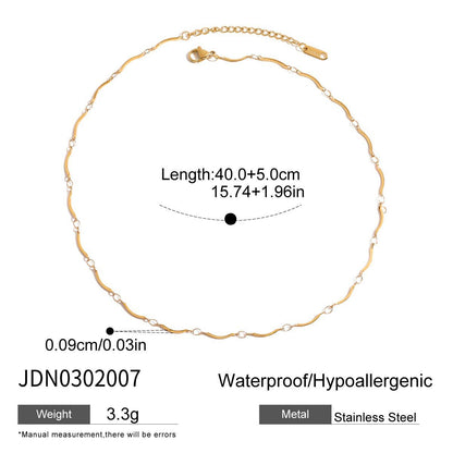 Stainless Steel Cherry Zircon Necklace Light Luxury High-end Jewelry Women's Non-fading Titanium Steel Necklace Jewelry