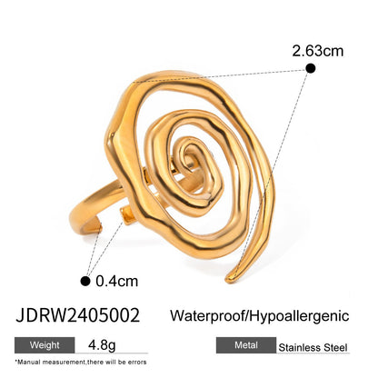 Ring Niche High-End Feel Hand Jewelry Titanium Steel Non-Fading Accessories Stainless Steel Jewelry Rings