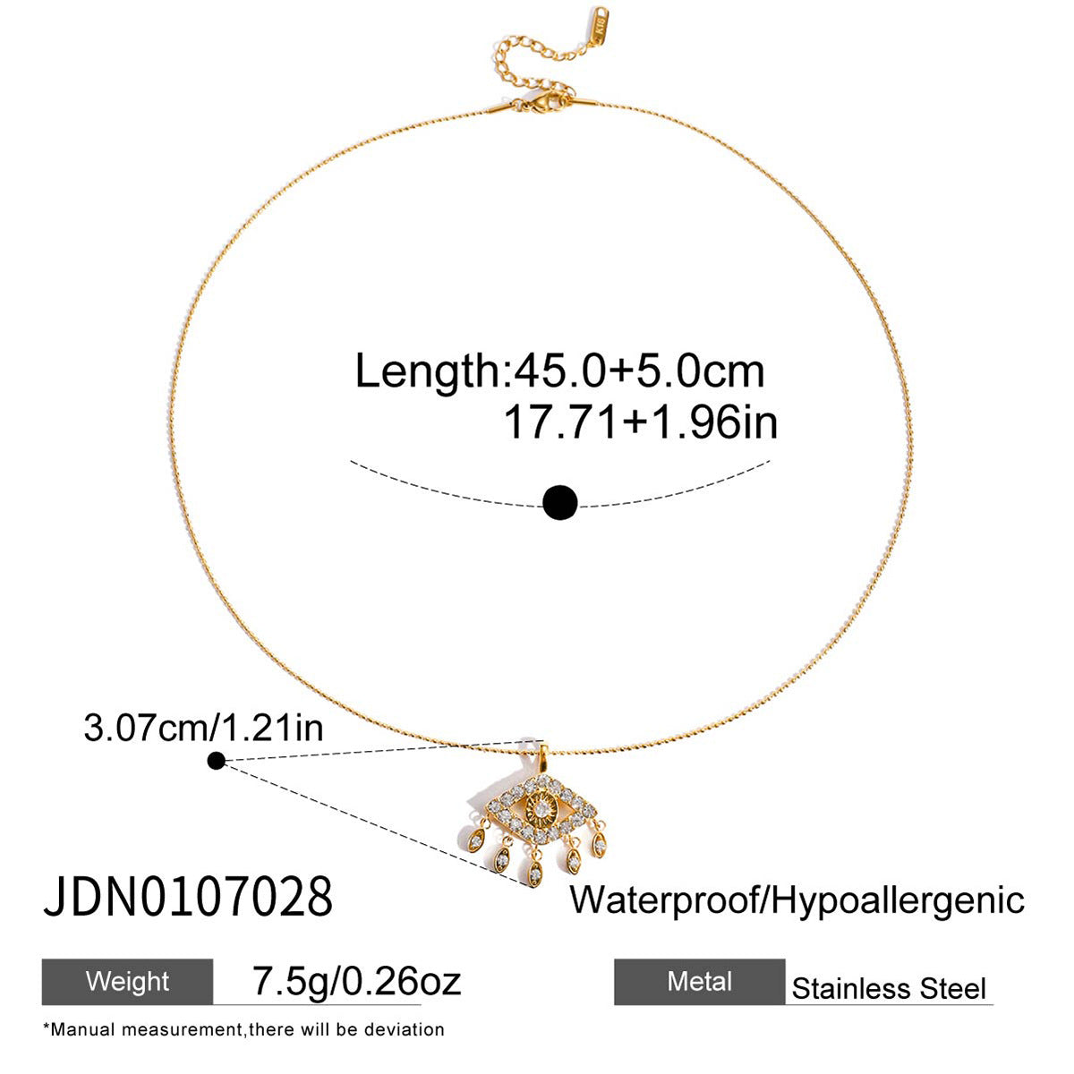 Titanium Steel Necklace with Unique Design, Sweater Chain, Light Luxury, High-End Feel, Stainless Steel Autumn Winter Accessories