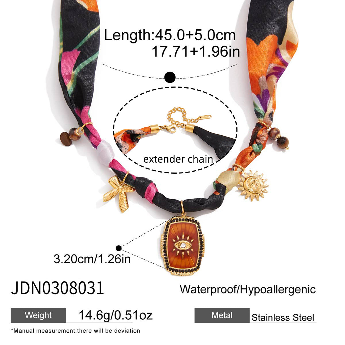 Stainless Steel Tie Scarf Necklace Accessory for Women, High-End Titanium Steel Autumn Winter Neck Chain