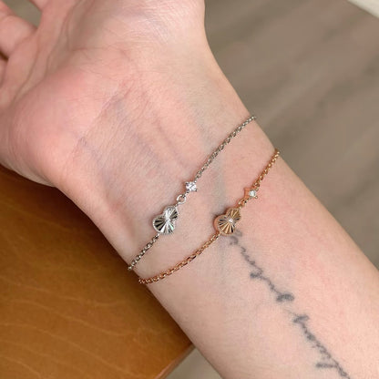 Pure Silver S925 Laser Gourd Bracelet Niche Light Luxury Exquisite High-end Gourd Jewelry