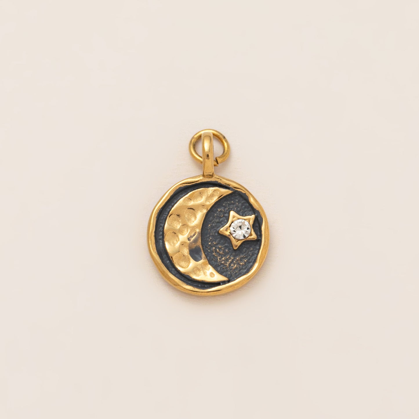 DIY Stainless Steel Mini Elephant Lotus Heart Single Pendant Necklace Furnace Vacuum Electroplating 18K Gold Color Retention