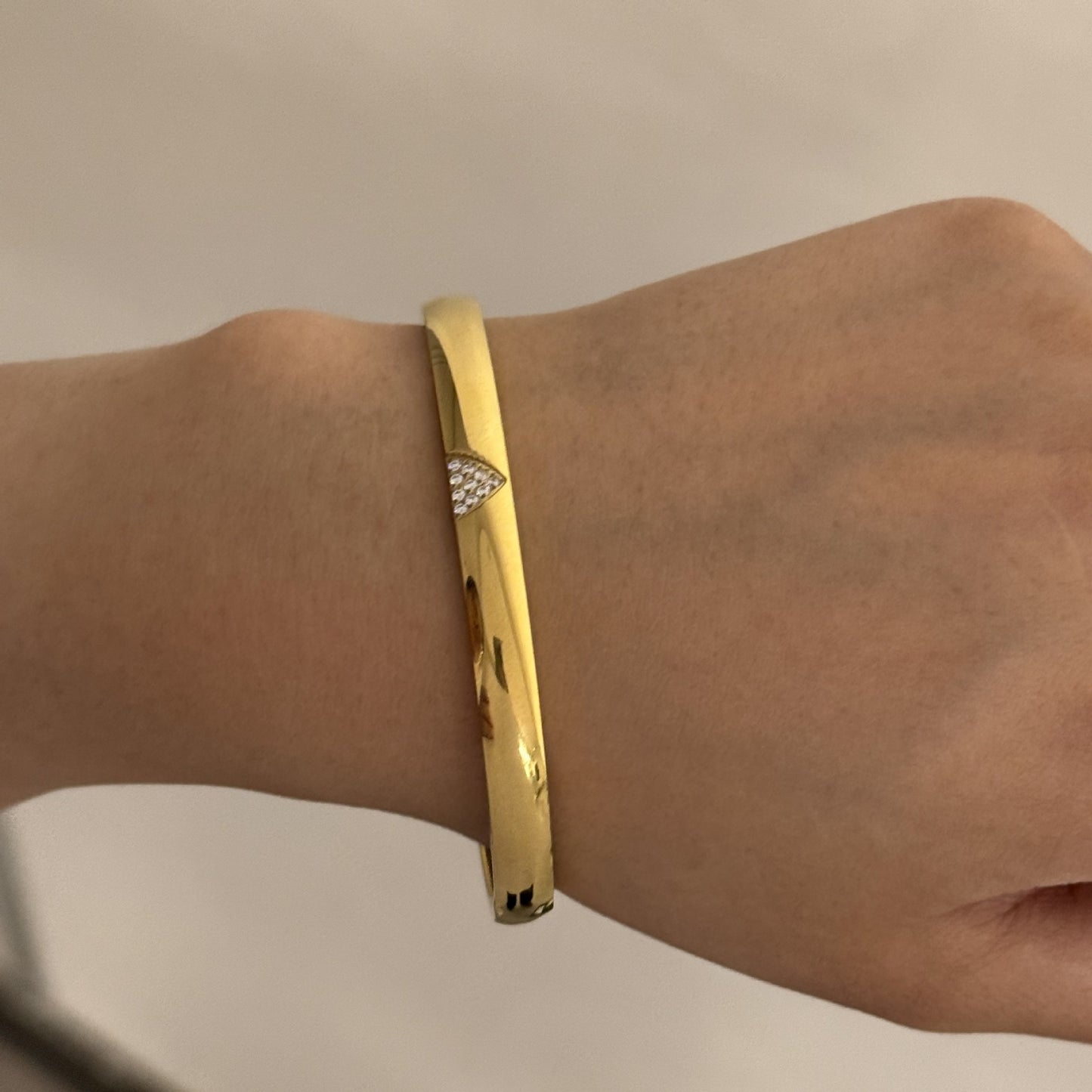 2025 New Stainless Steel Bracelet Hot-Selling Luxury High-End Micro-Paved Zirconia High-Grade Women's Bracelet