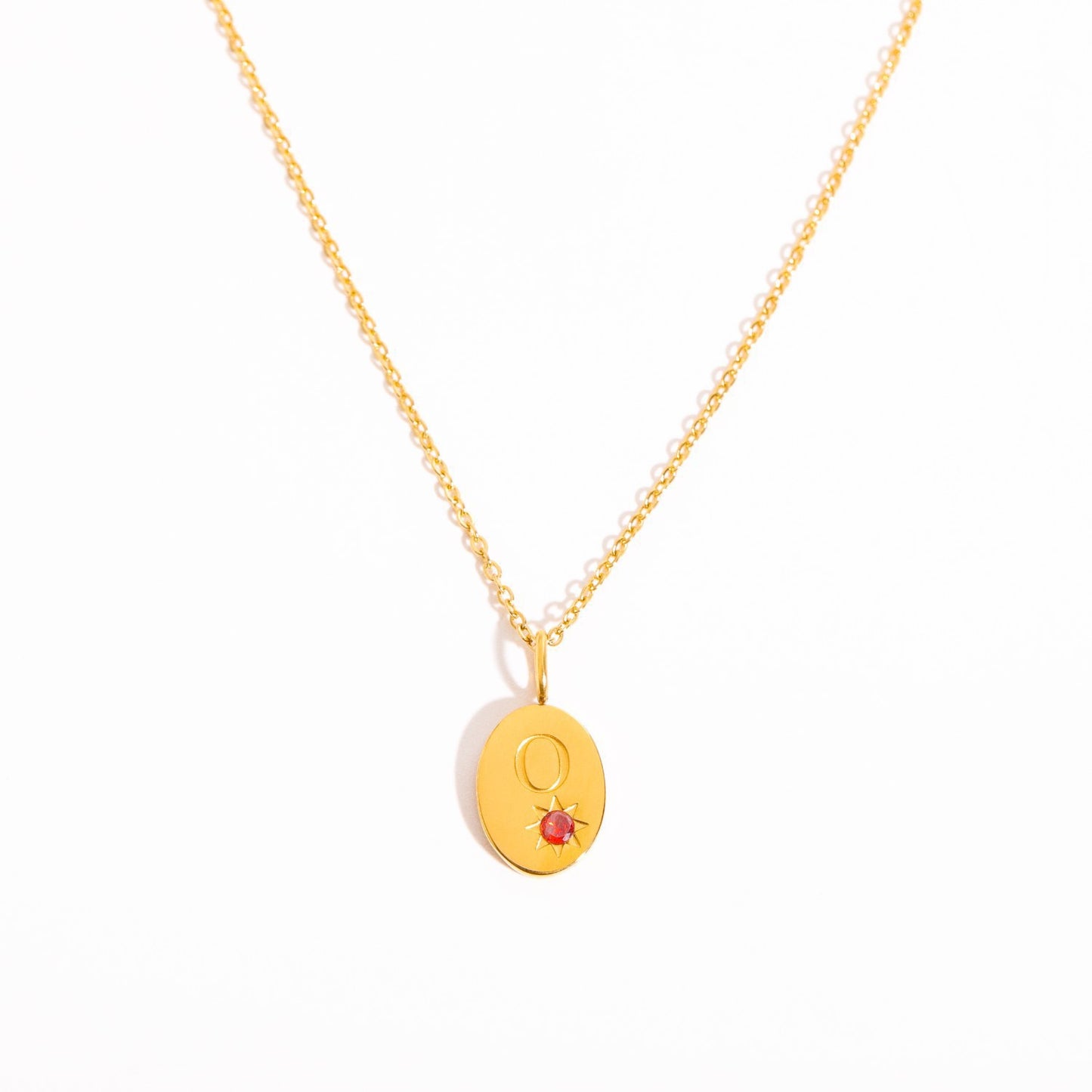 Titanium Steel 26 Letters Zircon Pendant Necklace Twenty-Six Initials Clavicle Chain Furnace Vacuum Electroplating