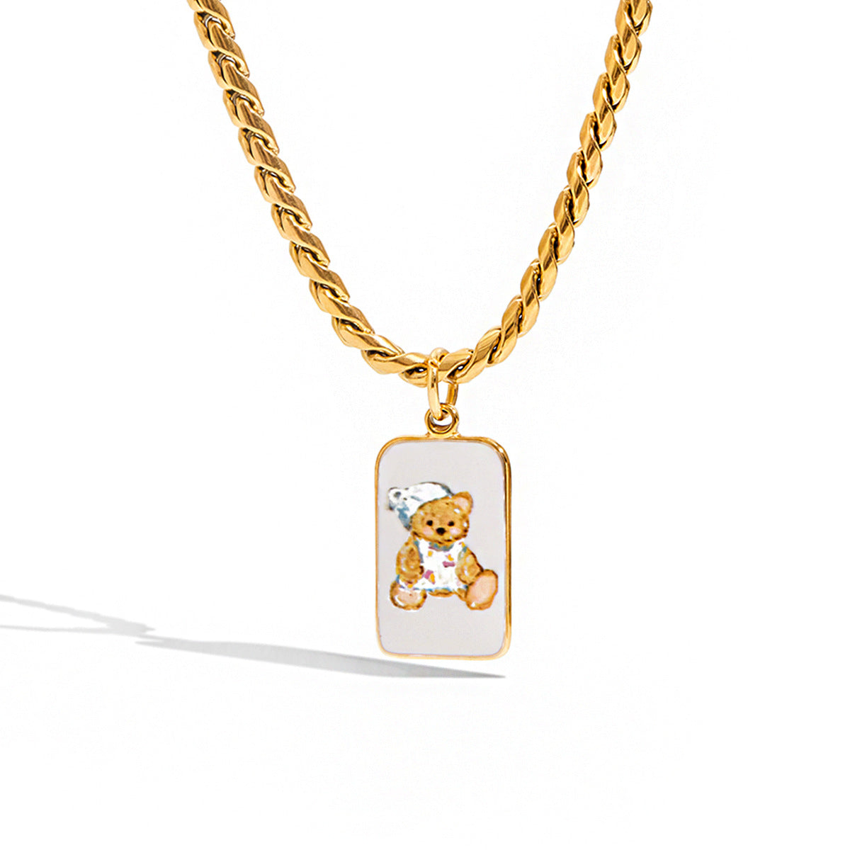 Titanium Steel Oil Drop Necklace Light Luxury High-end Clavicle Chain Non-fading Hot-selling Stainless Steel Jewelry