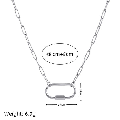 DIY Stainless Steel Heart Clover Rose Pendant Accessories DIY Furnace Vacuum Plating 18k Color Retention