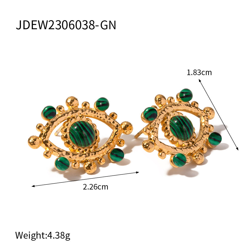 Devil's Eye Titanium Steel Earrings Luxury High-end Jewelry Stainless Steel Accessories Hot Item