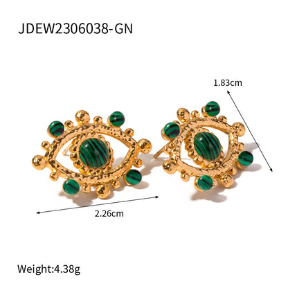 Devil's Eye Titanium Steel Earrings Luxury High-end Jewelry Stainless Steel Accessories Hot Item