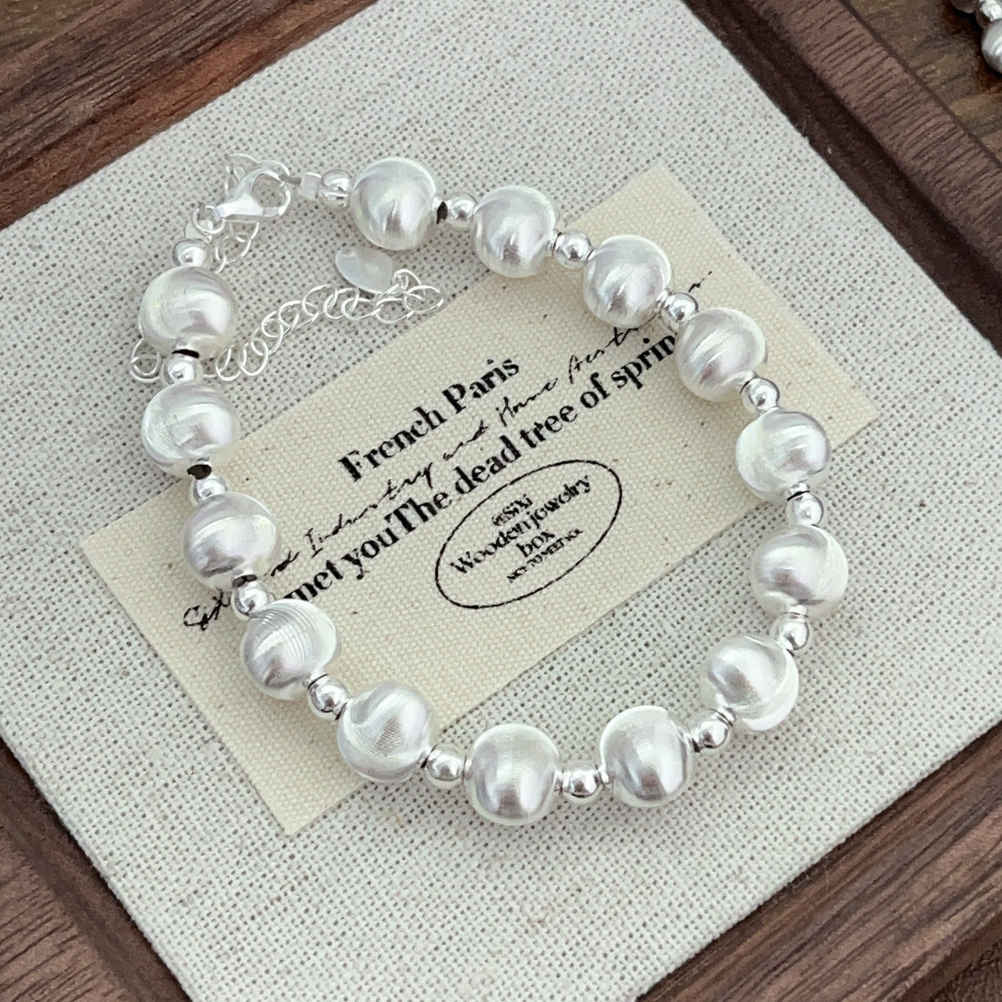 S925 Sterling Silver Cat Eye Lucky Bead Bracelet for Women Korean Version Exquisite Fashionable Unique Design Sense Hand Jewelry