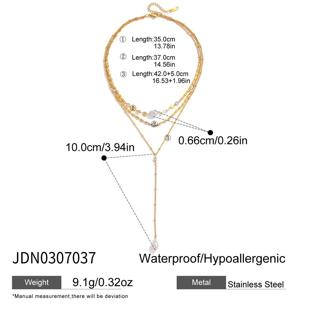 Titanium Steel Cross Long Necklace Light Luxury High-end Y-shaped Chain Stainless Steel Jewelry Sweater Chain