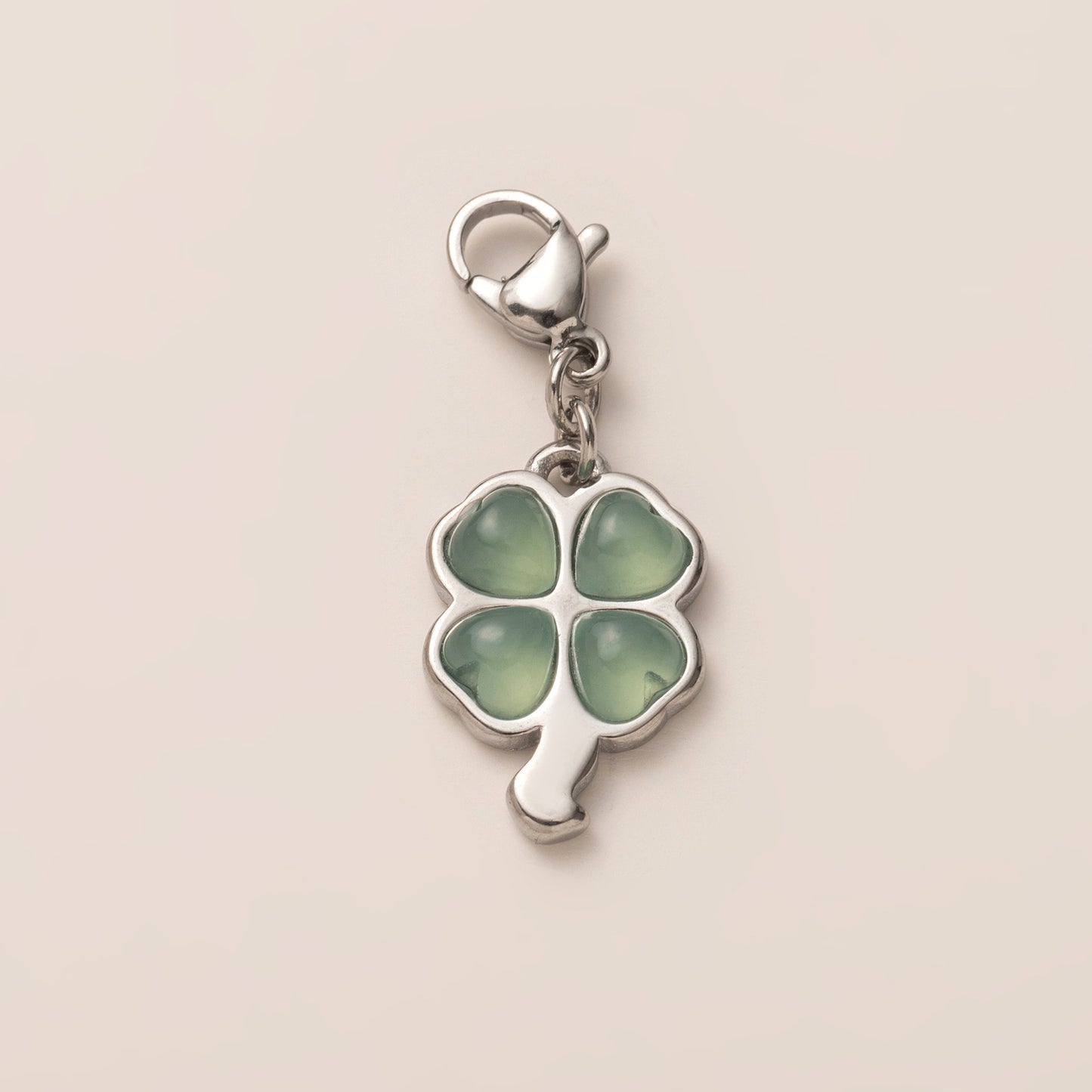 DIY Stainless Steel Heart Clover Rose Pendant Accessories DIY Furnace Vacuum Plating 18k Color Retention
