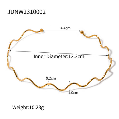 Titanium Steel Sweater Chain Necklace Light Luxury Niche Jewelry Women's High-end Stainless Steel Autumn and Winter Accessories