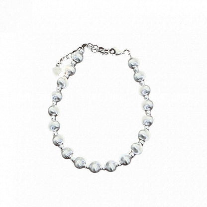 S925 Sterling Silver Cat Eye Lucky Bead Bracelet for Women Korean Version Exquisite Fashionable Unique Design Sense Hand Jewelry