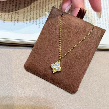 Pure Silver S925 High-end Luxury High Carbon Diamond Ace of Spades Necklace Fashion Versatile Heavy Craftsmanship Niche Design Necklace