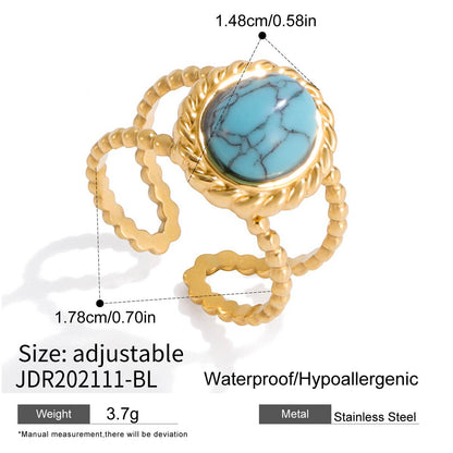 Jewelry Stainless Steel Bracelet Light Luxury High-end Ring Titanium Steel Non-fading Hand Accessories Rings