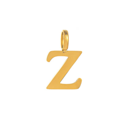 DIY Titanium Steel Heart-shaped Twelve Birthstone DIY Pendant Necklace Letter Name Family Gift Heart-shaped Accessories Pendant