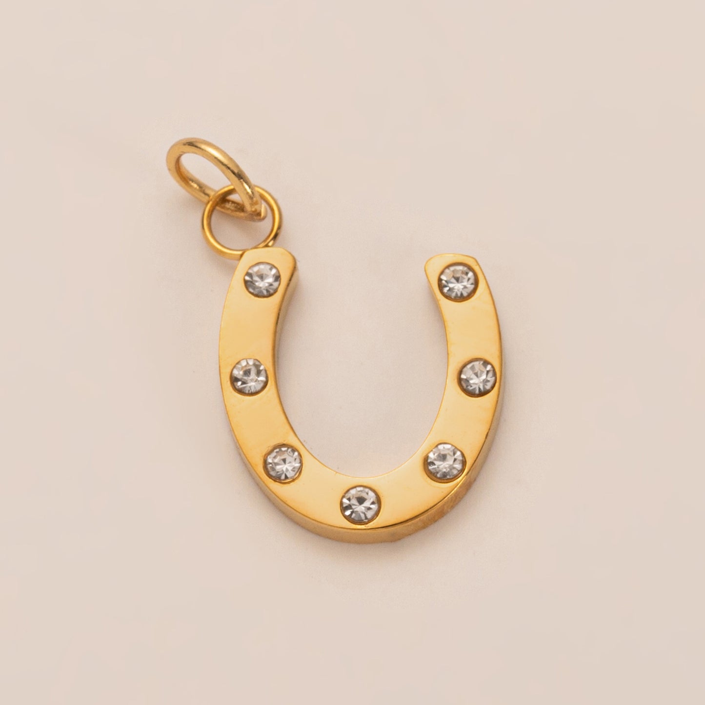 DIY Stainless Steel Coin Heart-Shaped Irregular Inlaid Zircon Agate Natural Stone Pendant Necklace Furnace Vacuum Electroplating