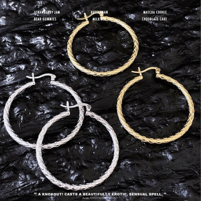 Korean Version Pure Silver S925 Silver Diamond Pattern Earrings Studs Vintage Distressed Simple Ins Style Geometric Style Niche