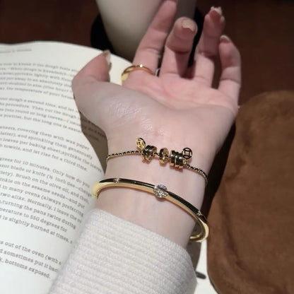 Pure Silver S925 Black Gold Bracelet Money Abundance Gold Coin Bracelet Black Rope Weaving