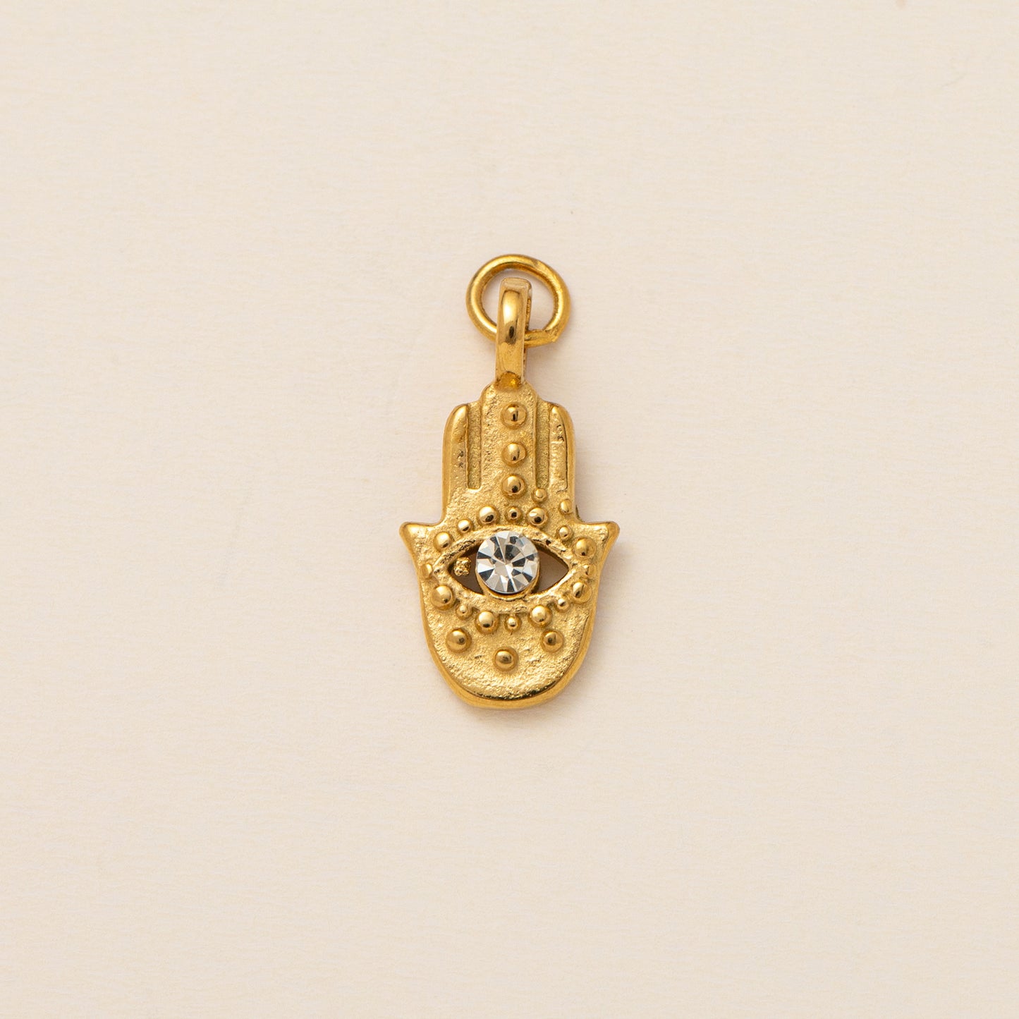 DIY Stainless Steel Mini Elephant Lotus Heart Single Pendant Necklace Furnace Vacuum Electroplating 18K Gold Color Retention