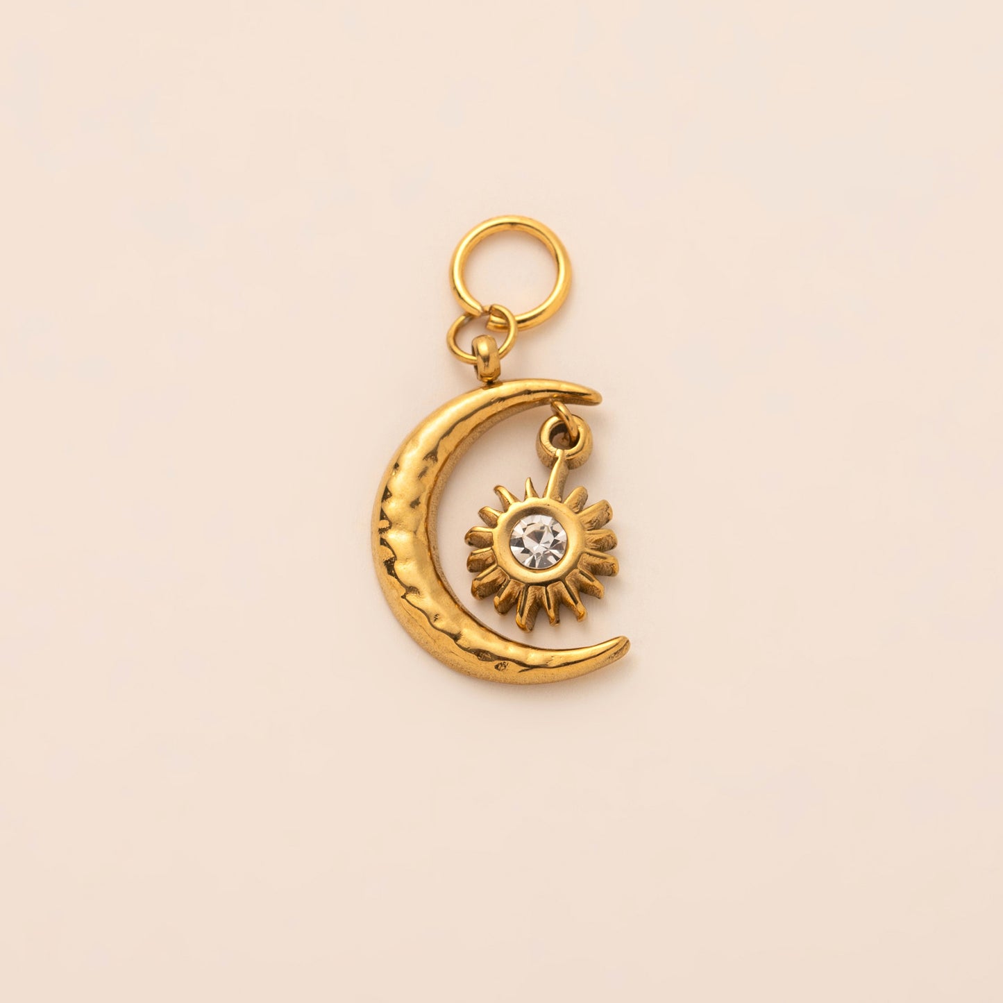 DIY Stainless Steel Mini Elephant Lotus Heart Single Pendant Necklace Furnace Vacuum Electroplating 18K Gold Color Retention