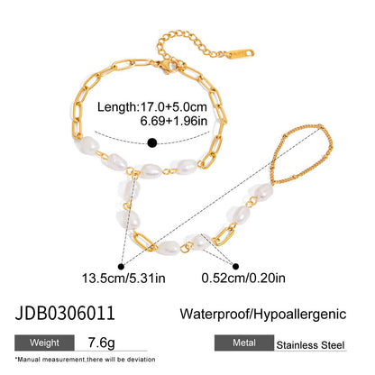 Colorful Oil Drop Flower Titanium Steel Necklace High-end Bracelet Stainless Steel Jewelry Hot-selling Accessories