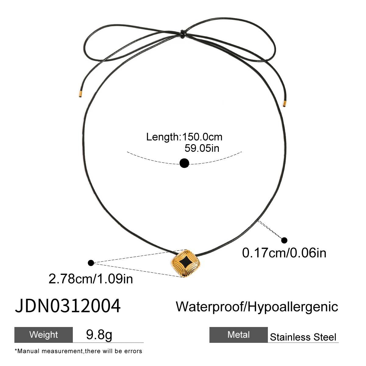 Oil Drop Jewelry Ring Titanium Steel Non-Fading Jewelry Stainless Steel Necklace Women Light Luxury High-End Earrings