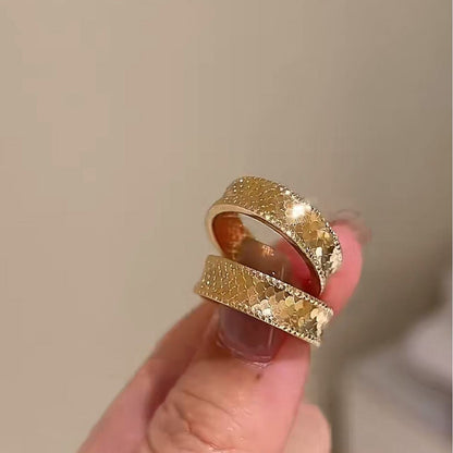 Pure Silver S925 CNC Fish Scale Crushed Ice Craft Earrings Studs Exquisite High-end Fashion