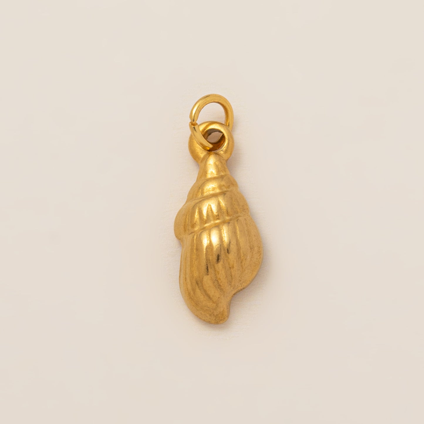 DIY Stainless Steel Starfish Flat Conch Pendant DIY Accessories Furnace Vacuum Electroplating 18K Gold Color Retention