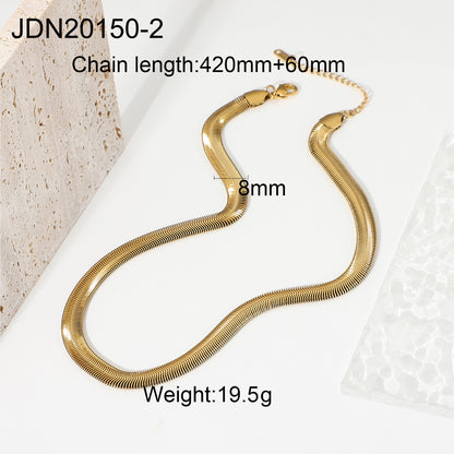 INS Trend Retro Simple Personality High-end Gold-plated Minimalist Multi-layer Necklace for Women Niche Collarbone Chain