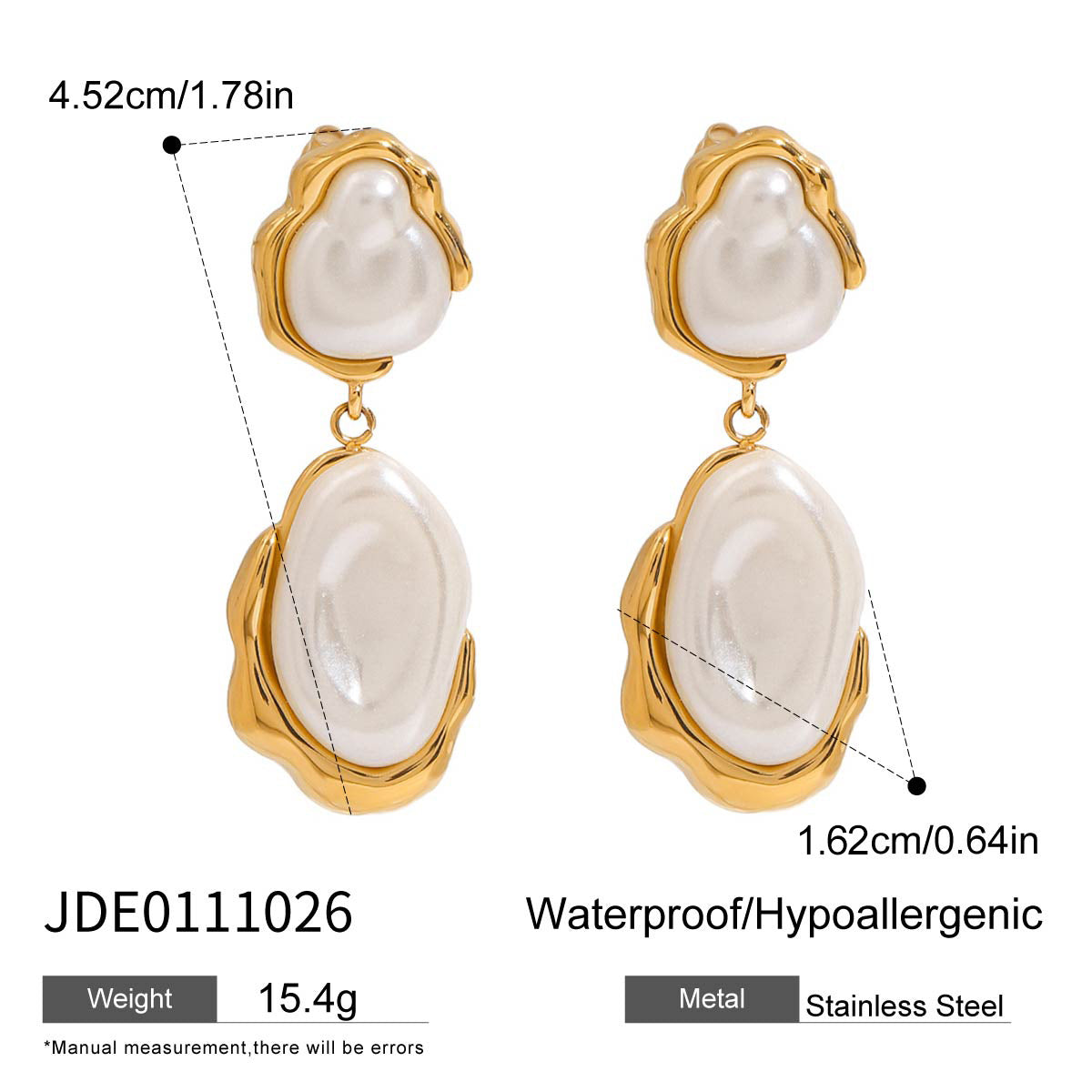 Titanium Steel Jewelry Stainless Steel Pearl Necklace Light Luxury High-end Clavicle Chain Non-fading Jewelry